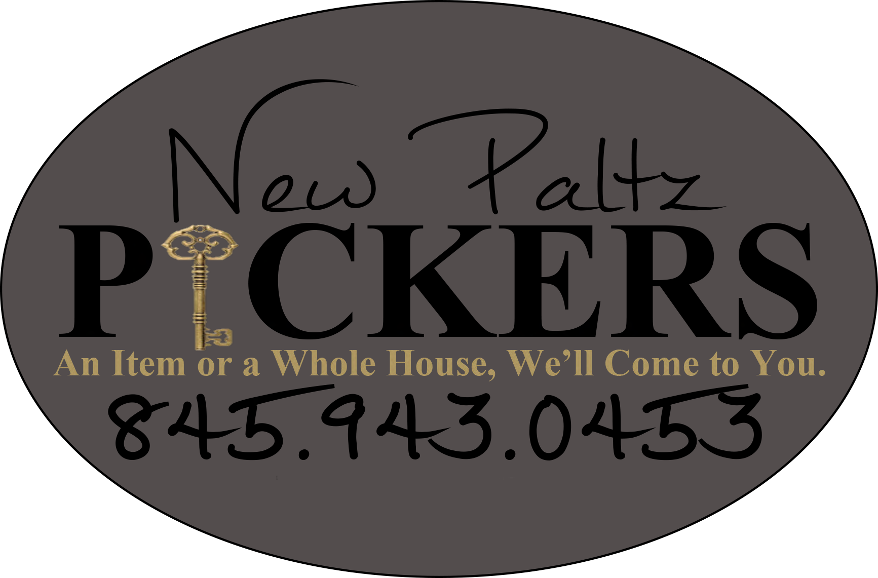 New Paltz Pickers Logo ellipse
